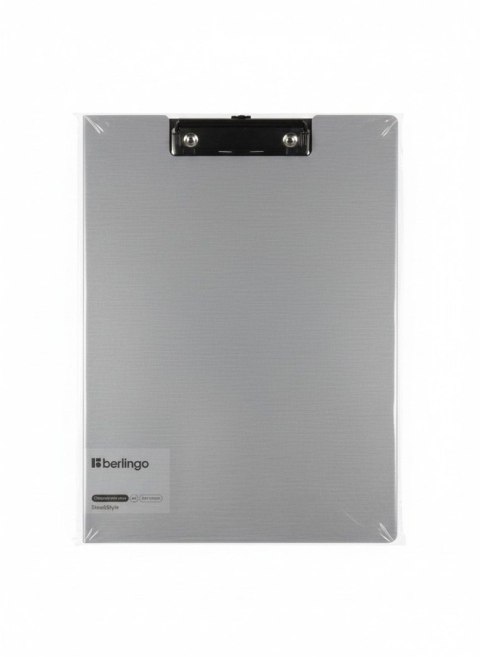 Deska z klipem (podkład do pisania) A4 Steel & Style szary Berlingo (299030) Berlingo