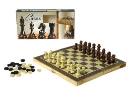 Gra logiczna szachy i warcaby, drewniane Adar (584549) Adar