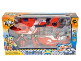 Helikopter zestaw pojazdów ratunkowych z figurkami Adar (613522) Adar