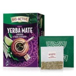 Herbata PU-ERH Yerba Mat limonka trawa cytrynowa 20 saszetek Big Active Big Active