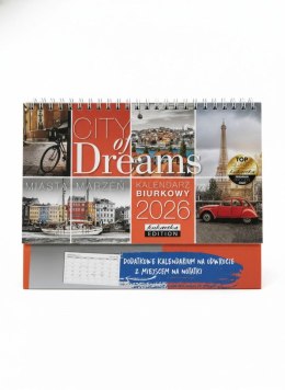 Kalendarz biurkowy CITY OF DREAMS Kukartka Kukartka