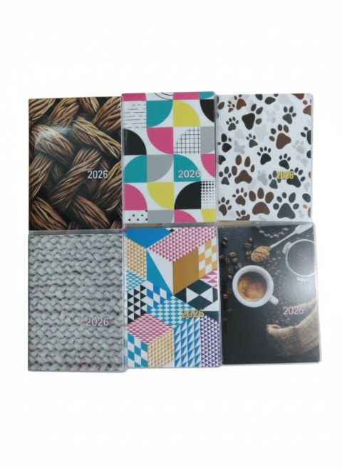 Kalendarz książkowy (terminarz) kieszonkowy A7 Avanti (KK-1F) Avanti