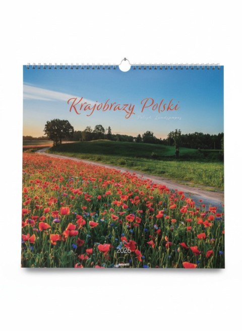 Kalendarz ścienny KRAJOBRAZY wieloplanszowy 330mm x 330mm Avanti (KD-35) Avanti