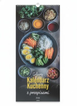 Kalendarz ścienny KUCHENNY wieloplanszowy paskowy 220mm x 490mm Avanti (KPD-3) Avanti