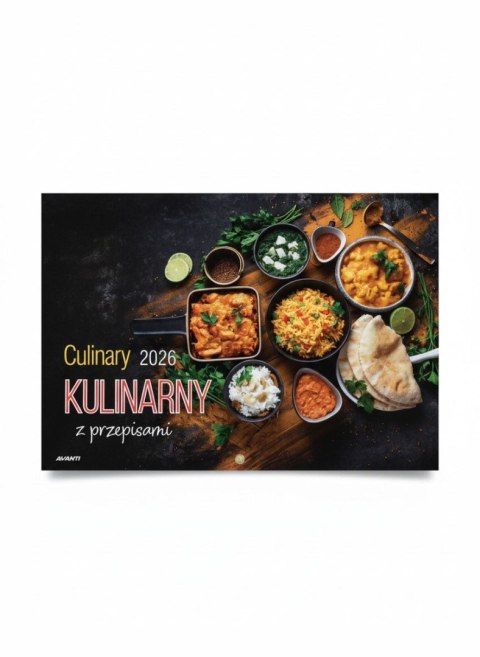 Kalendarz ścienny KULINARNY wieloplanszowy 285mm x 410mm Avanti (KA-3) Avanti