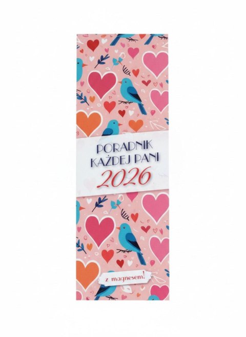 Kalendarz ścienny PANI DOMU Z MAGNESEM wieloplanszowe 100mm x 300mm Avanti (KKPM) Avanti