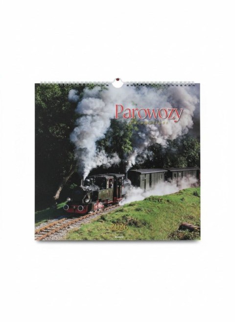 Kalendarz ścienny Parowozy wieloplanszowy 330mm x 330mm Avanti (KD-36) Avanti