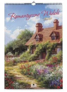 Kalendarz ścienny Romantyczne widiki 320mm x 470mm Pan Kalendarzyk (A3 VD.15) Pan Kalendarzyk