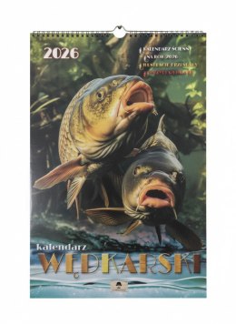 Kalendarz ścienny Wędkarski 320mm x 470mm Pan Kalendarzyk (A3 V.6) Pan Kalendarzyk