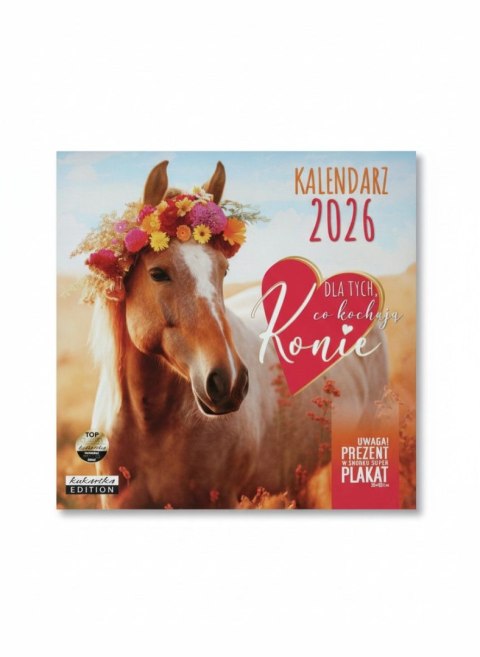Kalendarz ścienny classic Q Konie Kukartka Kukartka