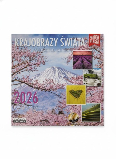 Kalendarz ścienny classic Q Krajobrazy Świata Kukartka Kukartka