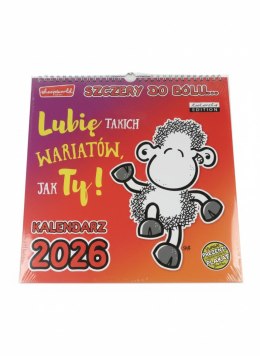 Kalendarz ścienny classic SHEEP SZCZERY 300mm x 300mm Kukartka Kukartka