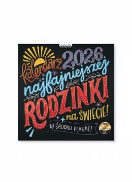 Kalendarz ścienny classic TABLICA RODZINKI 300mm x 300mm Kukartka Kukartka
