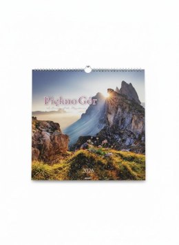 Kalendarz ścienny pIĘKNO GÓR wieloplanszowy 320mm x 320mm Avanti (KD-32) Avanti