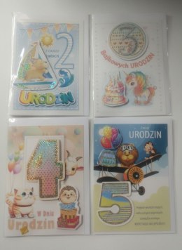 Kartka składana 2-5 LAT B6 Top Graphic (BOGH) Top Graphic