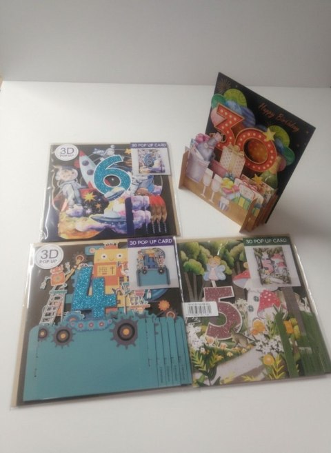 Kartka składana 3D kwadratry kw Ab Card (5905937481661) Ab Card