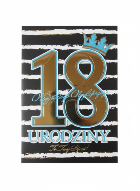 Kartka składana A5 18 PRISON BLUE A5 Henry (5908451980702) Henry