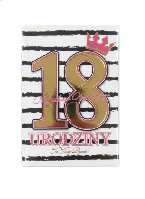 Kartka składana A5 18 PRISON PINK A5 Henry (5908451980719) Henry