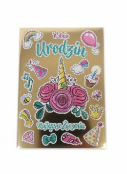 Kartka składana B6 ATRYBUTY B6 Henry (5908451981822) Henry