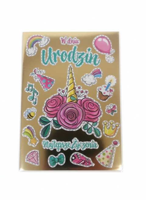 Kartka składana B6 B6 ATRYBUTY Henry (5908451981822) Henry