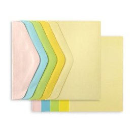 Kartka składana Baza do kartek karnet i koperta, gładki pastelowy mix 5szt. C6 [mm:] 114x162 Argo (283108) Argo