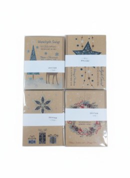 Kartka składana Eko Gwiazdka świeckie B6 Pol-mak (B6EKO) Pol-mak