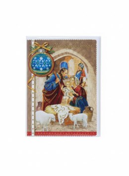Kartka składana KARNET B6 Z NALEPIANYM ELEMENTEM Religijne B6 Top Graphic (BNG) Top Graphic
