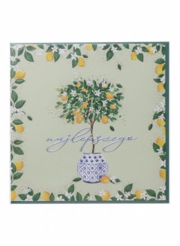 Kartka składana KW DRZEWKO CYTRYNOWE kw Henry (5908451980948) Henry