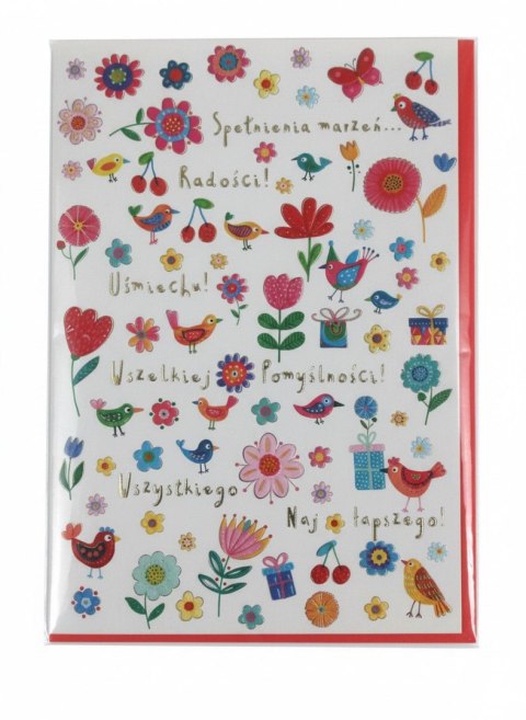 Kartka składana Karnet A5 Łąka II A5 Henry (5908451980894) Henry