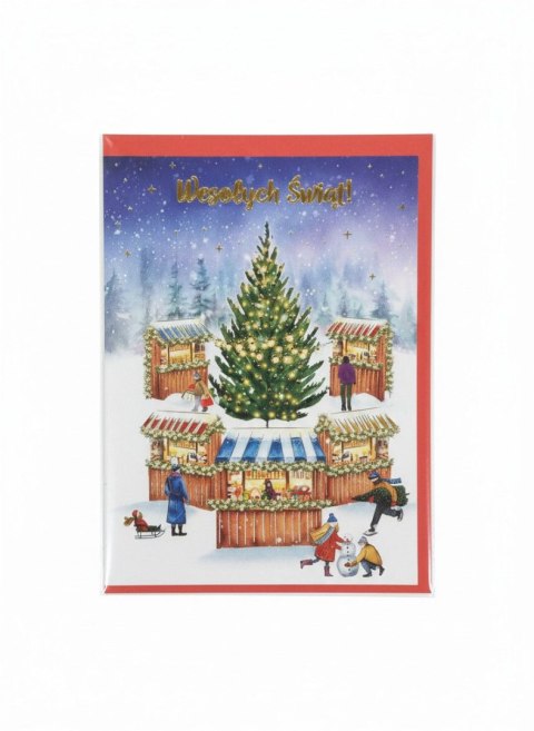 Kartka składana B6 Karnet B6 BN Jarmark Henry (5908451981525) Henry