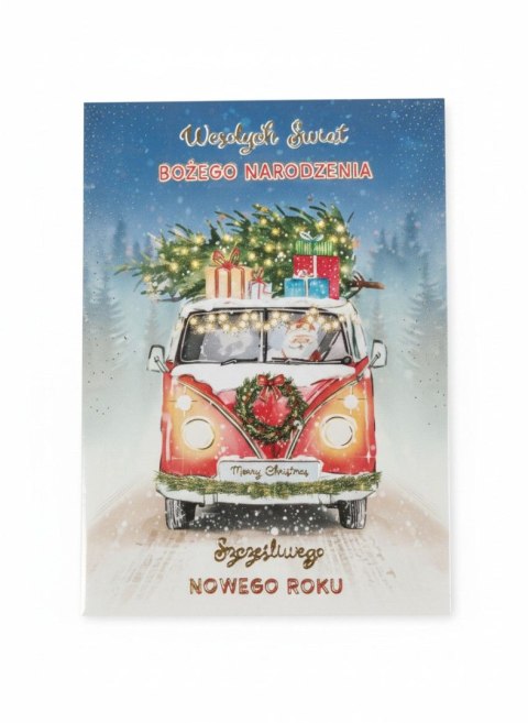 Kartka składana B6 Karnet B6 BN Świąteczny Ogródek Henry (5908451981518) Henry