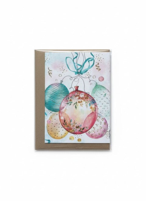 Kartka składana mini BUKIET BALONÓW II Henry (5908451980443) Henry