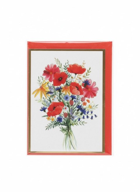 Kartka składana mini BUKIET LATO Henry (5905701484201) Henry