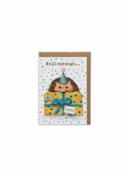 Kartka składana mini JEżYK Henry (5908451980504) Henry