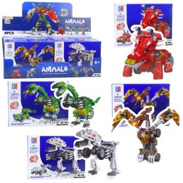 Klocki konstrukcyjne Dinozaur Auto 2w1 105-132 el. Mix Lean (24565) Lean