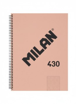 Kołozeszyt (kołonotatnik) 1918 różowy A4 80k. 95g kratka Milan (57143E80P) Milan