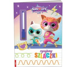 Książeczka edukacyjna Superkoty. Rysujemy Szlaczki Ameet (KSS 9114) Ameet