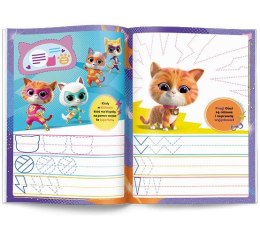 Książeczka edukacyjna Superkoty. Rysujemy Szlaczki Ameet (KSS 9114) Ameet