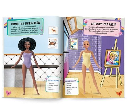 Książka dla dzieci Barbie™. Ubieranki, Naklejanki Ameet (SDU 1108) Ameet