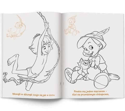 Książka dla dzieci Disney. Kolorowanka z Naklejkami Ameet (na 9140) Ameet