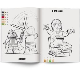 Książka dla dzieci LEGO® Star Wars™. Kolorowanka według kodu Ameet (KKO 6301) Ameet