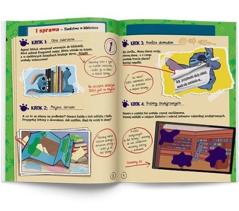 Książka dla dzieci Stitch. Detektyw na tropie Ameet (DET 9101) Ameet