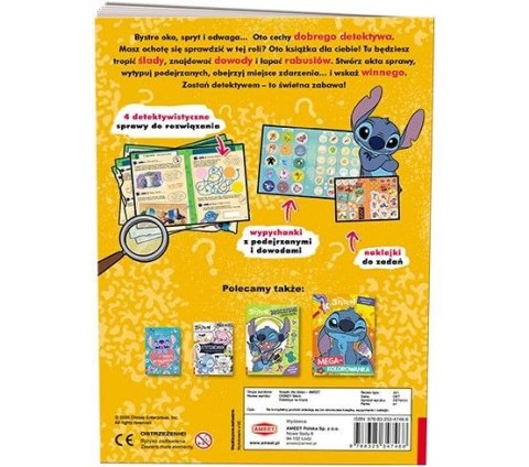 Książka dla dzieci Stitch. Detektyw na tropie Ameet (DET 9101) Ameet