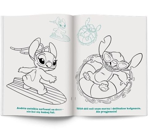 Książka dla dzieci Stitch. Kolorowanka z Naklejkami Ameet (NA 9141) Ameet