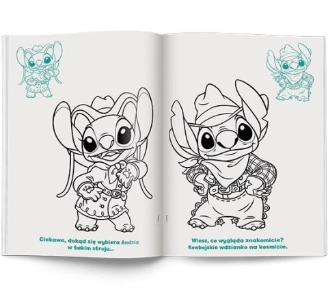 Książka dla dzieci Stitch. Kolorowanka z Naklejkami Ameet (NA 9141) Ameet
