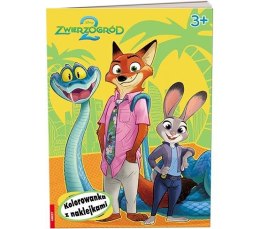 Książka dla dzieci Zwierzogród 2 Kolorowanka z Naklejkami Ameet (NA 9142) Ameet