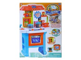 Kuchnia zabawkowa z wyposażeniem, piekarnik, światło, dźwięk Adar (589773) Adar