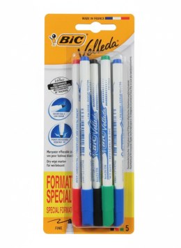 Marker suchościeralny kpl 4 szt 3086123333697 wkład mix 1,5-2,8mm okrągła końcówka Velleda (9126451) Velleda