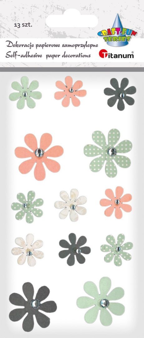 Naklejka (nalepka) Craft-Fun Series Kwiaty Titanum (22LJ0828-1) Titanum