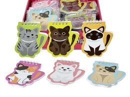 Notes (notatnik) kotek 9cm mix czysty [mm:] 90x85 Adar (628434) Adar